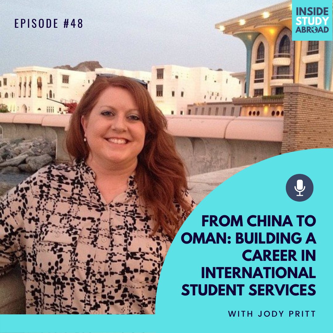 instudyabroad's tweet photo. 🎧 From China to Oman: Building A Career Supporting International Students NEW EPISODE: https://t.co/IFJIT8c5JZ https://t.co/qK18dmaAW3