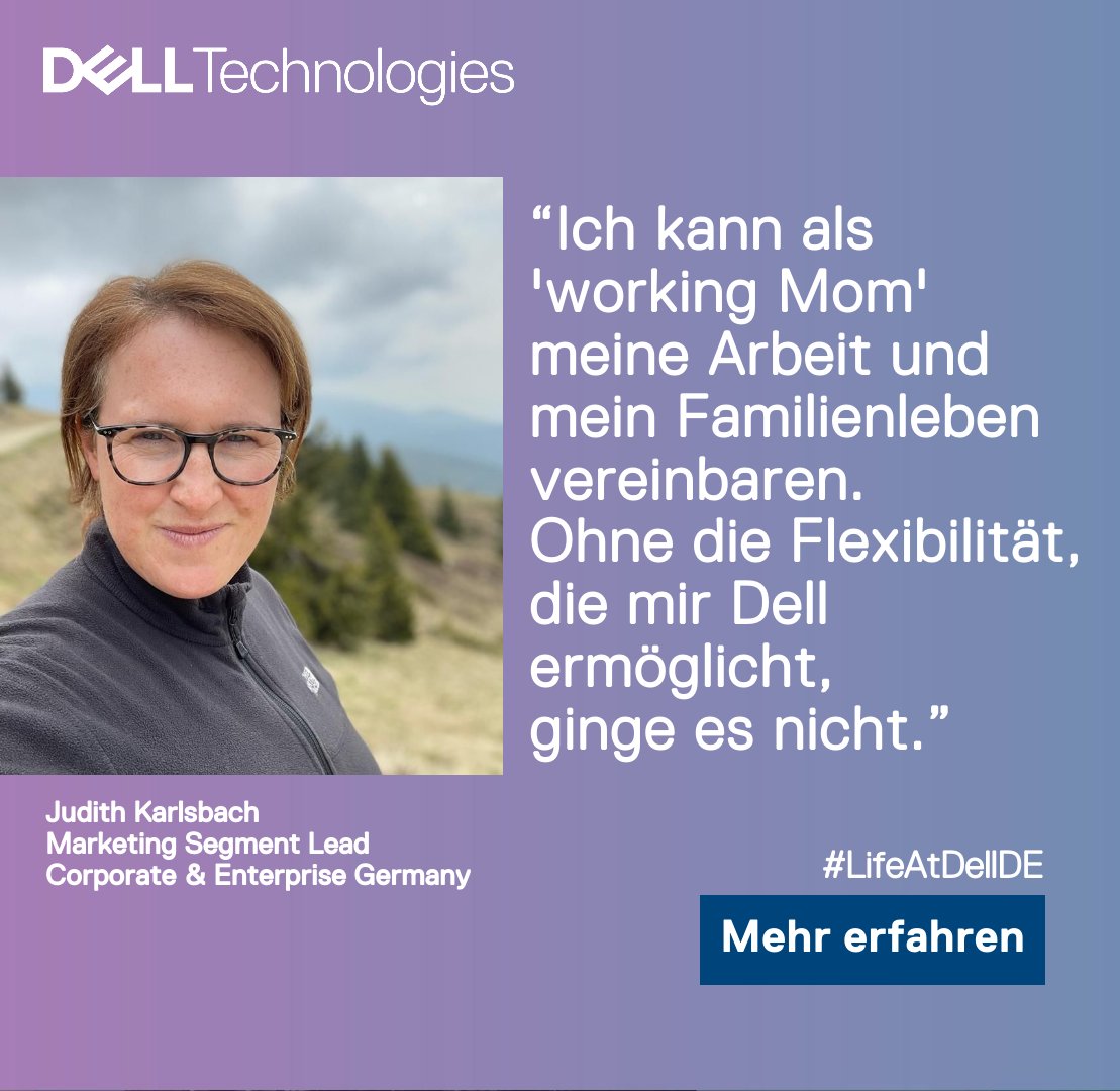 Heute lernt ihr das #LifeAtDellDE und die verborgenen Talente unserer Marketing-Kollegin Judith kennen. 
Viel Spaß beim Lesen ➡️ dell.to/3pcUflT