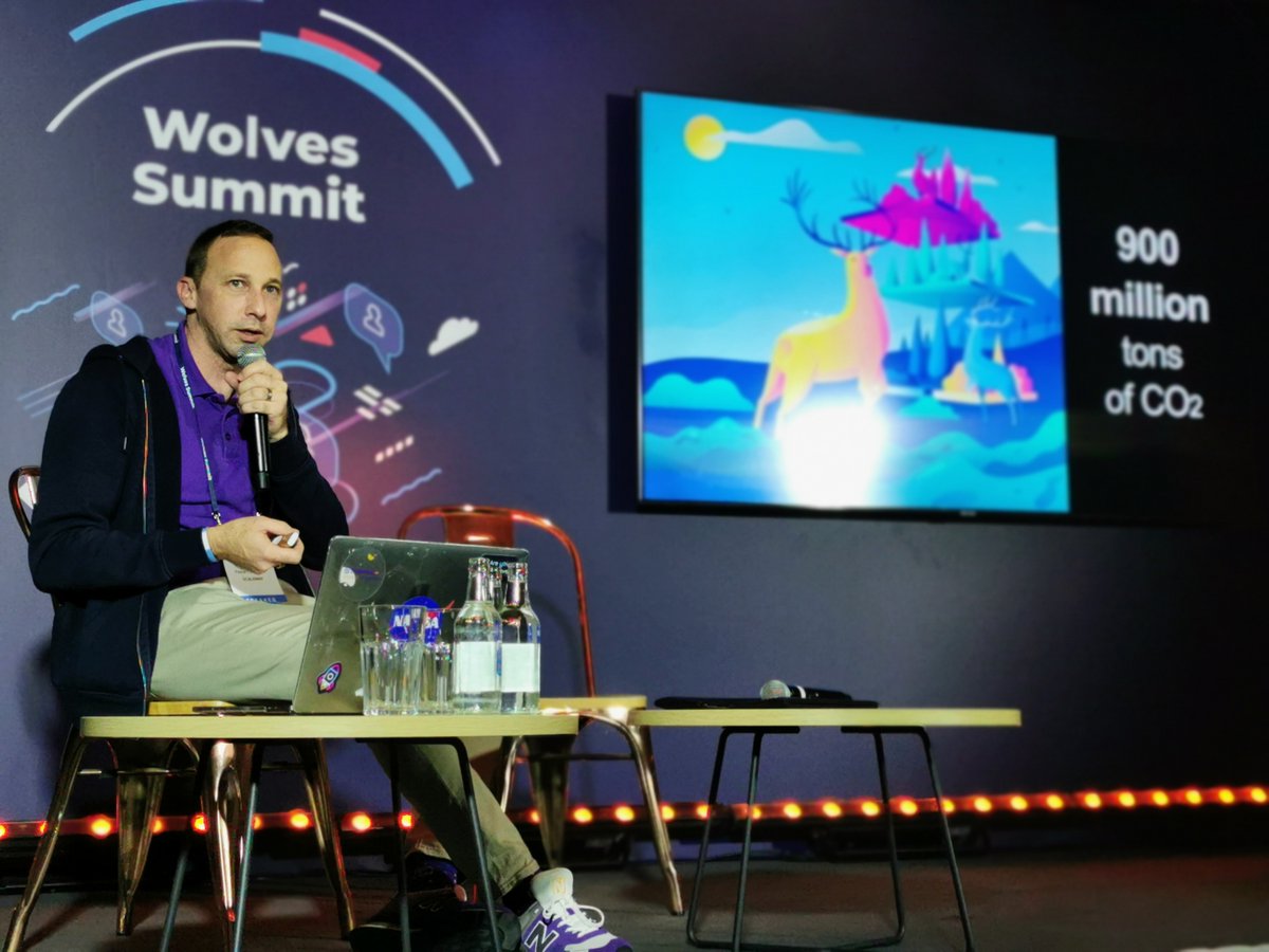 maxsab's tweet photo. #WolvesSummit2021
"Why #sustainability makes business sense for your #startup?" on stage by @PascalCondamine from @Scaleway ๐ https://t.co/r1I89LD49c