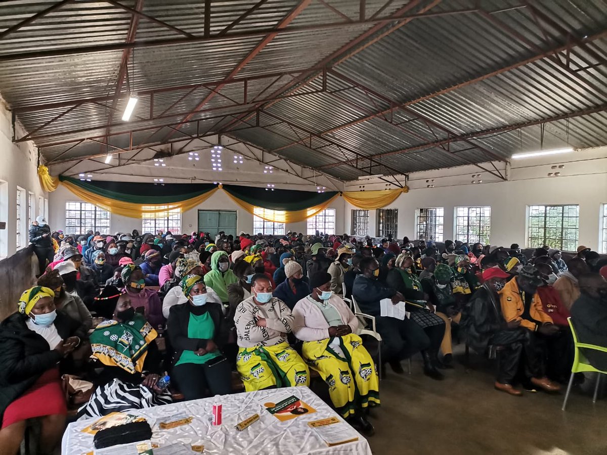 SACP1921's tweet photo. At the Castro Pilusa District in Limpopo where SACP General Secretary is leading a campaign for a resounding victory of the ANC in the November 1st local government elections. #VoteANC #PutPeopleBeforeProfits https://t.co/z85j4b6yJc