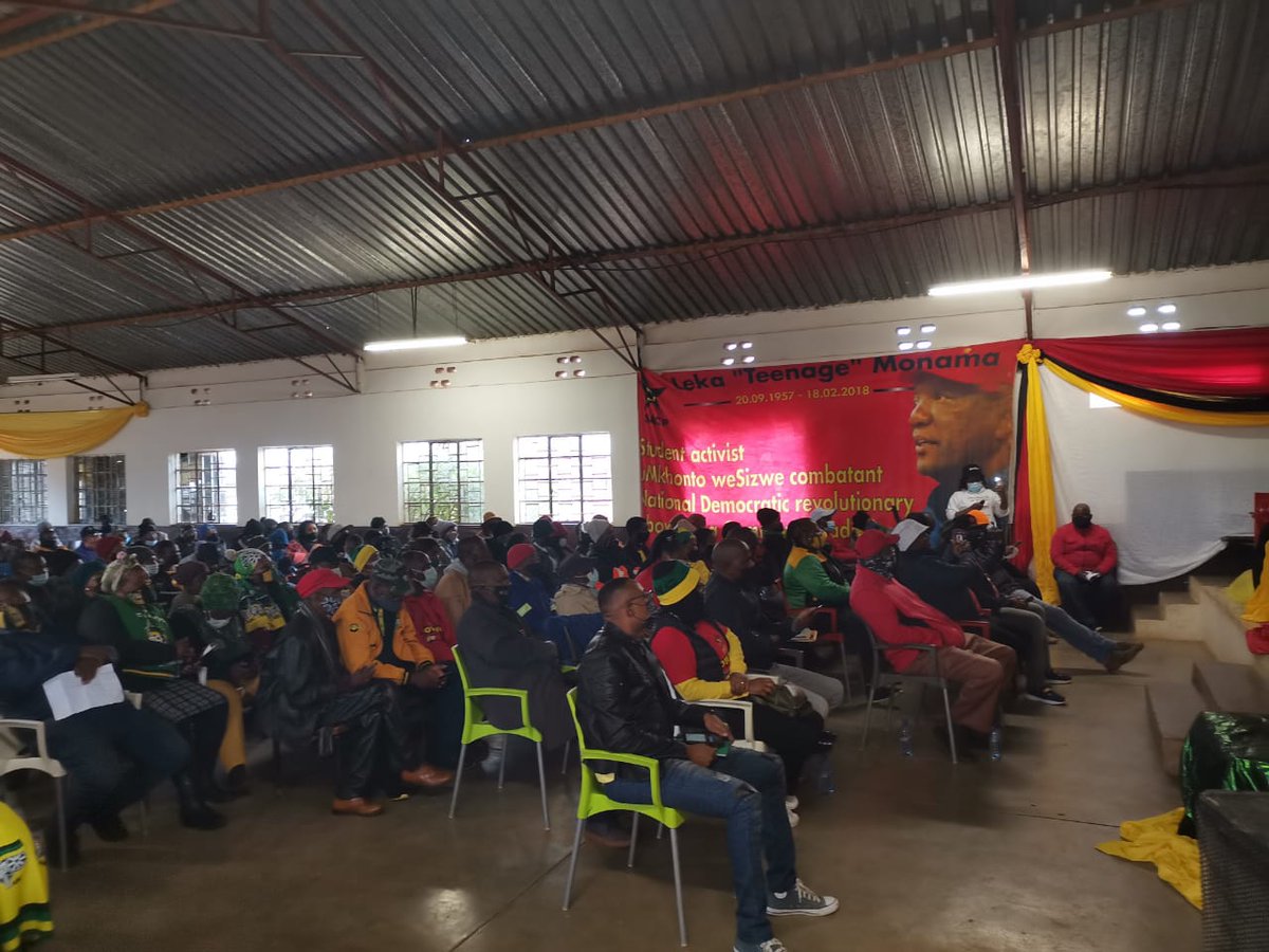 SACP1921's tweet photo. At the Castro Pilusa District in Limpopo where SACP General Secretary is leading a campaign for a resounding victory of the ANC in the November 1st local government elections. #VoteANC #PutPeopleBeforeProfits https://t.co/z85j4b6yJc