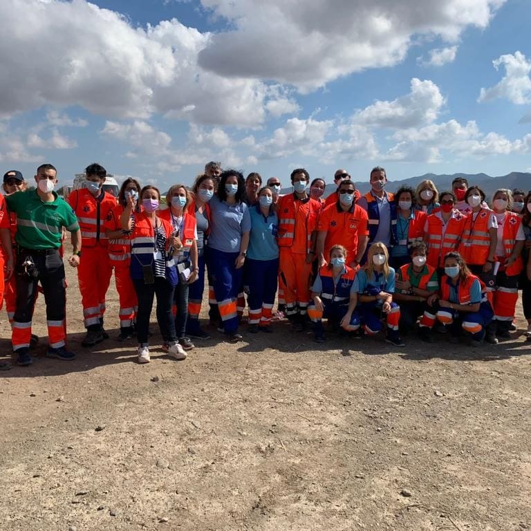 fayusob's tweet photo. Plan #Respuesta21 con un simulacro de terremoto en Málaga, Granada y Almería. En total van a desplegarse casi 2000 profesiones de todas las instituciones en más de 40 focos. Allí han estado los profesionales de #EPES 061 y de SUAP, SAMU y la RTU. @saludand @E112Andalucia https://t.co/V6cuMD03zK