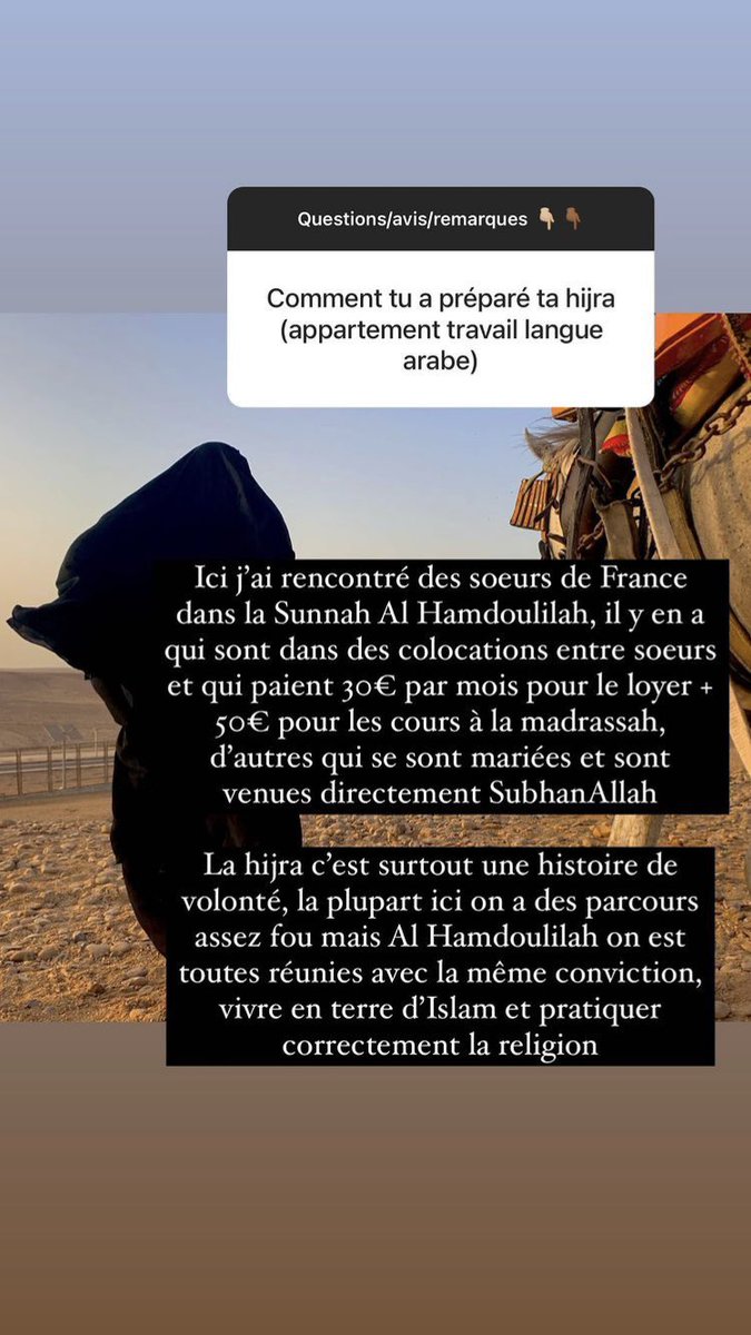 islamsunna17's tweet photo. une sœur de 17 ans qui a fait sa hijra en égypte ⬇️ 
qu’Allah nous facilite https://t.co/AbC5wGlUvK