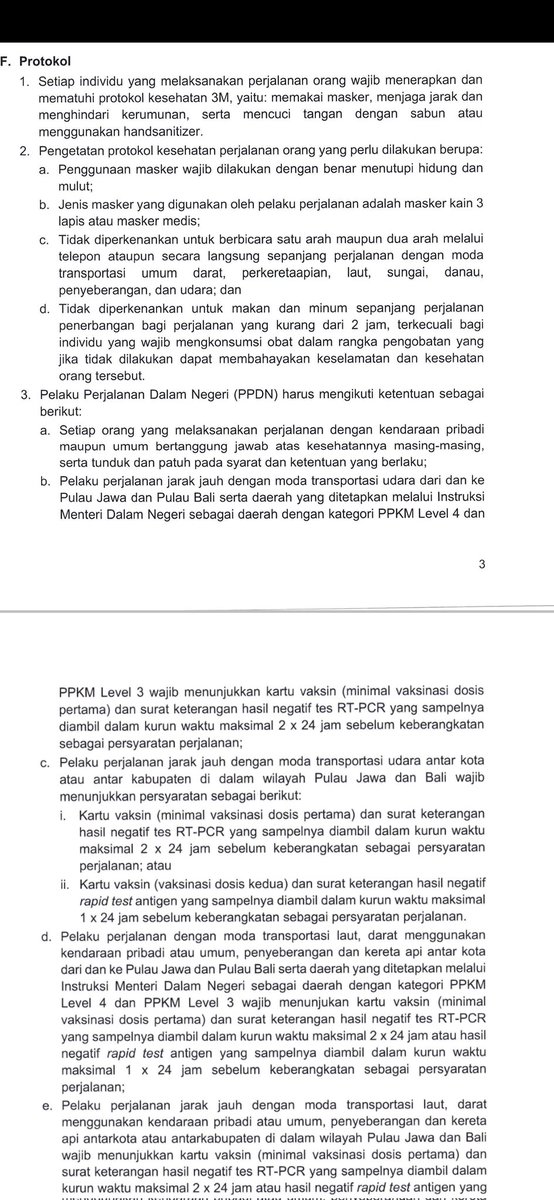 Baiklah. Setelah tanya sana-sini, peraturan penerbangan yang dipakai masih sesuai SE 17 tahun 2021.
Jawa-Bali bisa antigen.
Aturan ini berlaku sampai dicabut.