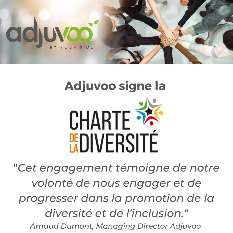 adjuvoo's tweet photo. Adjuvoo signe la Charte de la Diversité. Un engagement qui témoigne de notre volonté de nous engager et de progresser dans la promotion de la diversité et de l'inclusion. https://t.co/SnG9oCT9QY #engagement #RSE https://t.co/3iDCNtsBus