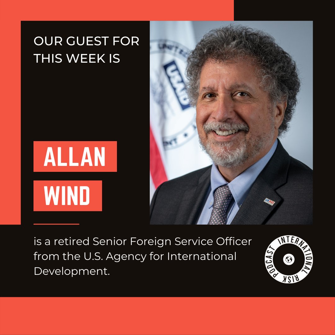 Our guest for this week is Allan Wind!
You can listen to the episode on your favourite
streaming service or by clicking the link in our bio 📻

#risk #motivation #podcastshow #interview 
#spotifypodcast #development #internationaldevelopment #author #riskmanagement