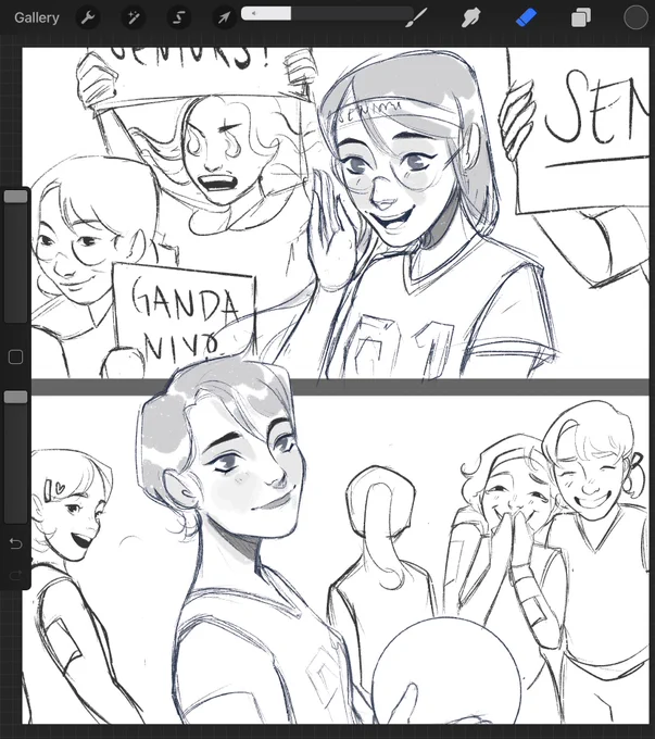 a messy intrams sketch 