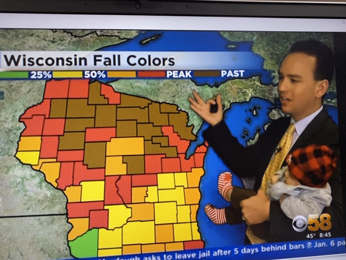 NicoleKoglinMKE's tweet photo. Well that was super adorable! @CBS58 @cbs58weather #BabyAlert #WorkingDad #LookAtThoseTinyFeet https://t.co/bc0s4dWEQO