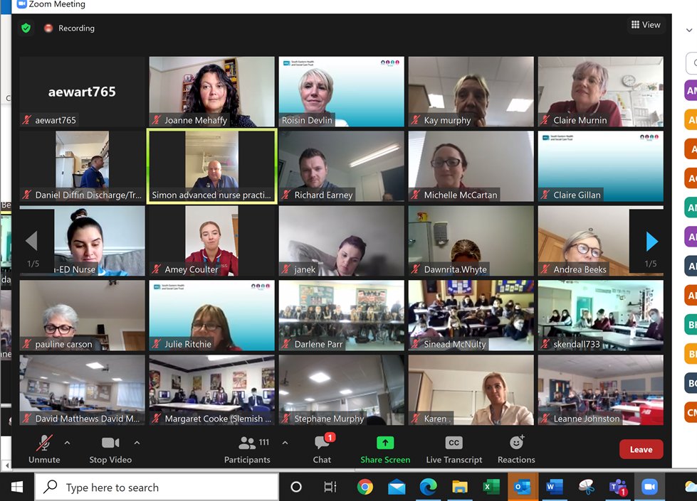 Joanne #bekind #wenotme Mehaffy (@jomehaffy) on Twitter photo 60 schools participating in the <a href="/setrust/">South Eastern Trust</a> Nursing Careers event, streaming from school or students joining from home. Thanks to <a href="/rosydevlin/">Roisin</a> and the <a href="/SetNursing/">SET NursingMidwifery</a> staff for providing an informative, enthusiastic and insightful #careers session #workinspiration #futuretalent <a href="/bitcni/">BITC NI</a> 60 schools participating in the <a href="/setrust/">South Eastern Trust</a> Nursing Careers event, streaming from school or students joining from home. Thanks to <a href="/rosydevlin/">Roisin</a> and the <a href="/SetNursing/">SET NursingMidwifery</a> staff for providing an informative, enthusiastic and insightful #careers session #workinspiration #futuretalent <a href="/bitcni/">BITC NI</a>