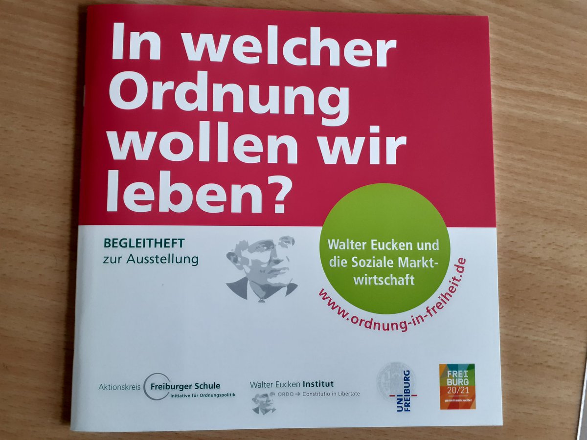 freue mich schon riesig auf die nächste Freiburg-Reise! Das Begleitheft zur Ausstellung ordnung-in-freiheit.de verspricht ein echtes intellektuelles Abenteuer. <a href="/EuckenInstitut/">Eucken Institut</a> <a href="/FreiburgSchule/">AK Freiburger Schule</a> @ASM_e_V <a href="/UniFreiburg/">Universität Freiburg</a>
