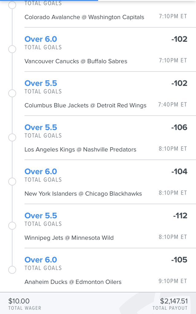 LocksHealthy's tweet image. Overs been super hot in hockey so we’re going for it lmaooo