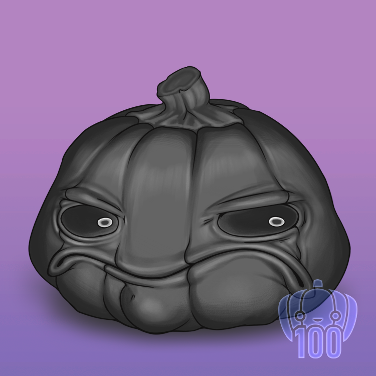 100pumpkinsnft's tweet photo. The first pumpkin coming to life... You don't want to miss our collection 😁🚀 https://t.co/K2jmHL3VD9