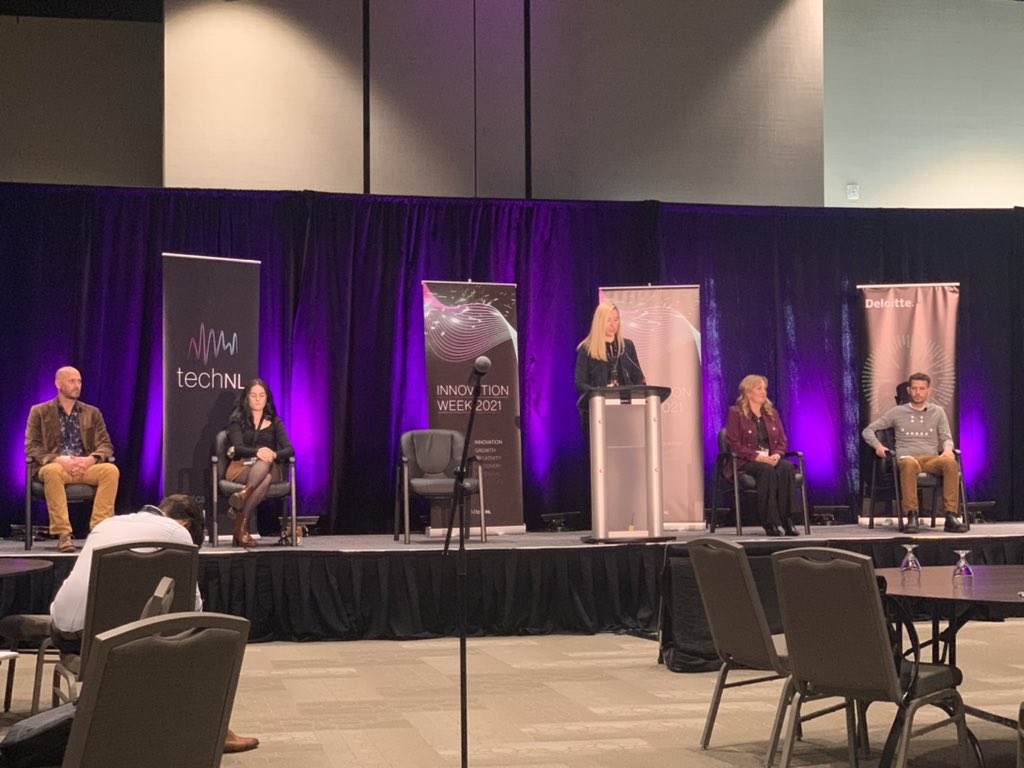 So excited to hear Lesley Chard join the <a href="/_techNL/">techNL</a> Innovation Week panel to discuss closing the gender gap and promoting equity in the tech sector.