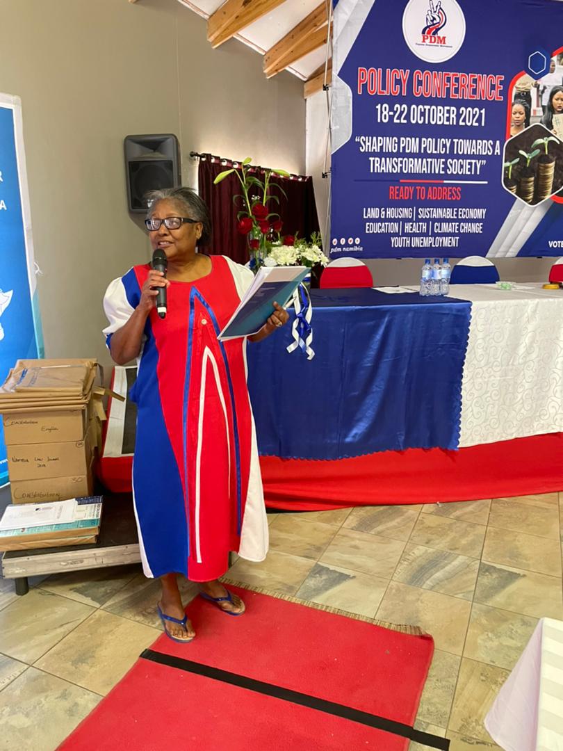 pdm_namibia's tweet photo. Day 2 of the PDM Policy Conference. Delegates are sharing ideas on new policies under PDM-led Government. 

#Education #Health #Gender are the topics of the day! 

#ShapingPDMPolicyTowardsATransormativeSociety https://t.co/d68kdpylki