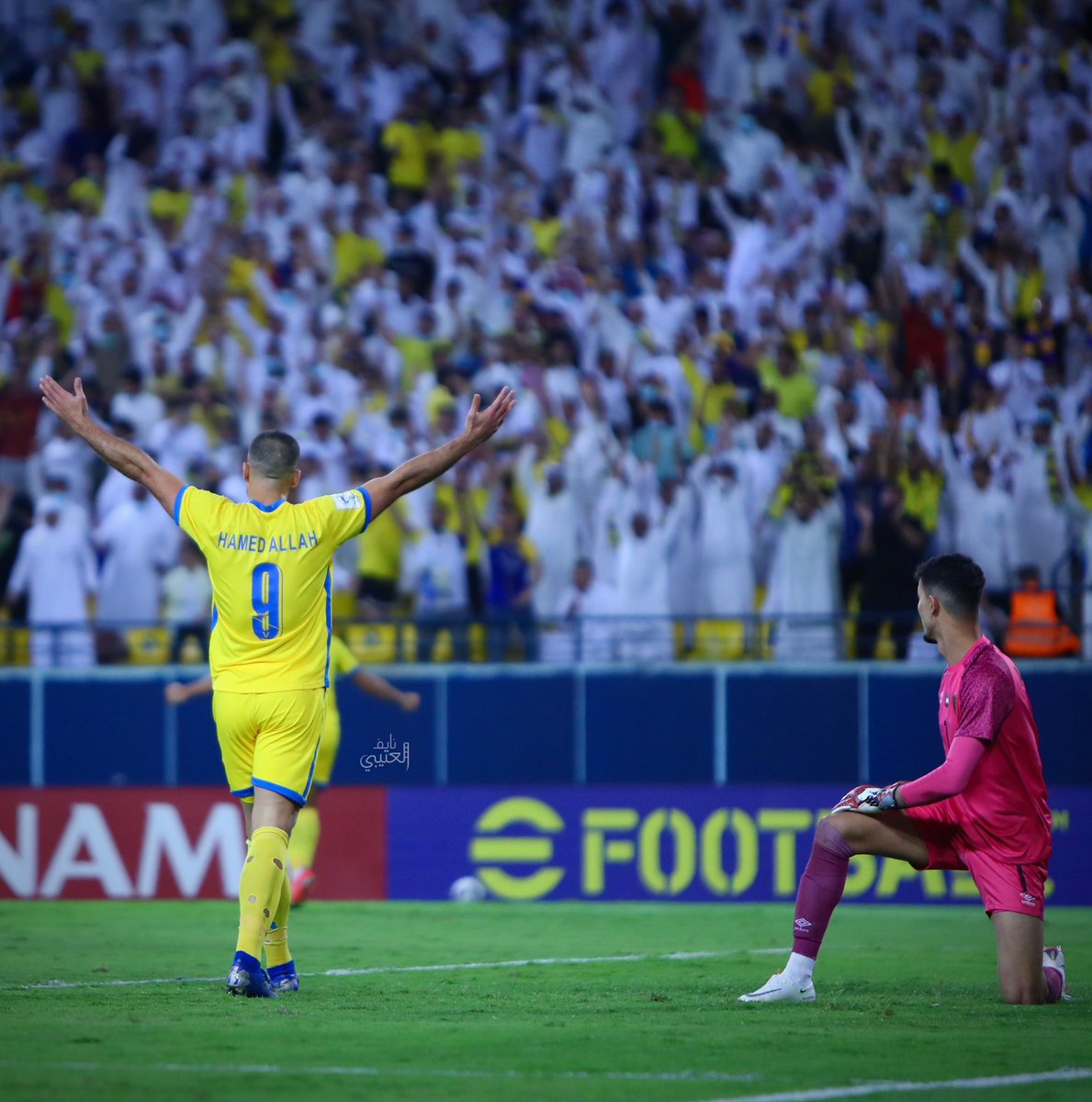 meshal_alsefai's tweet photo. يارب نصر وإنتصار تُسعد عشاق المدرج💛💙🙏🏻 https://t.co/gknJBdWqyo