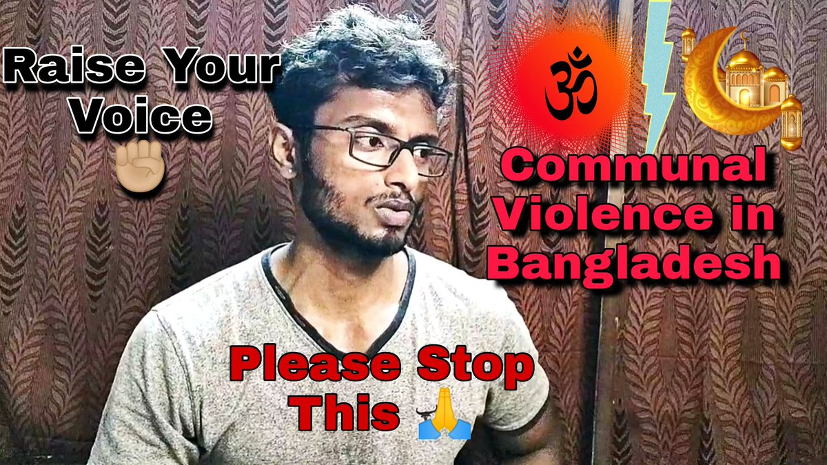 yourroccoking's tweet photo. Sobai Chup?? Why?? Raise Your Voice!! Video Link 👇🏼👇🏼
https://t.co/LxjLpLqfld

#SaveHindus #SaveBangladeshiHindus #SaveHinduTemples https://t.co/XGF6wz8y68