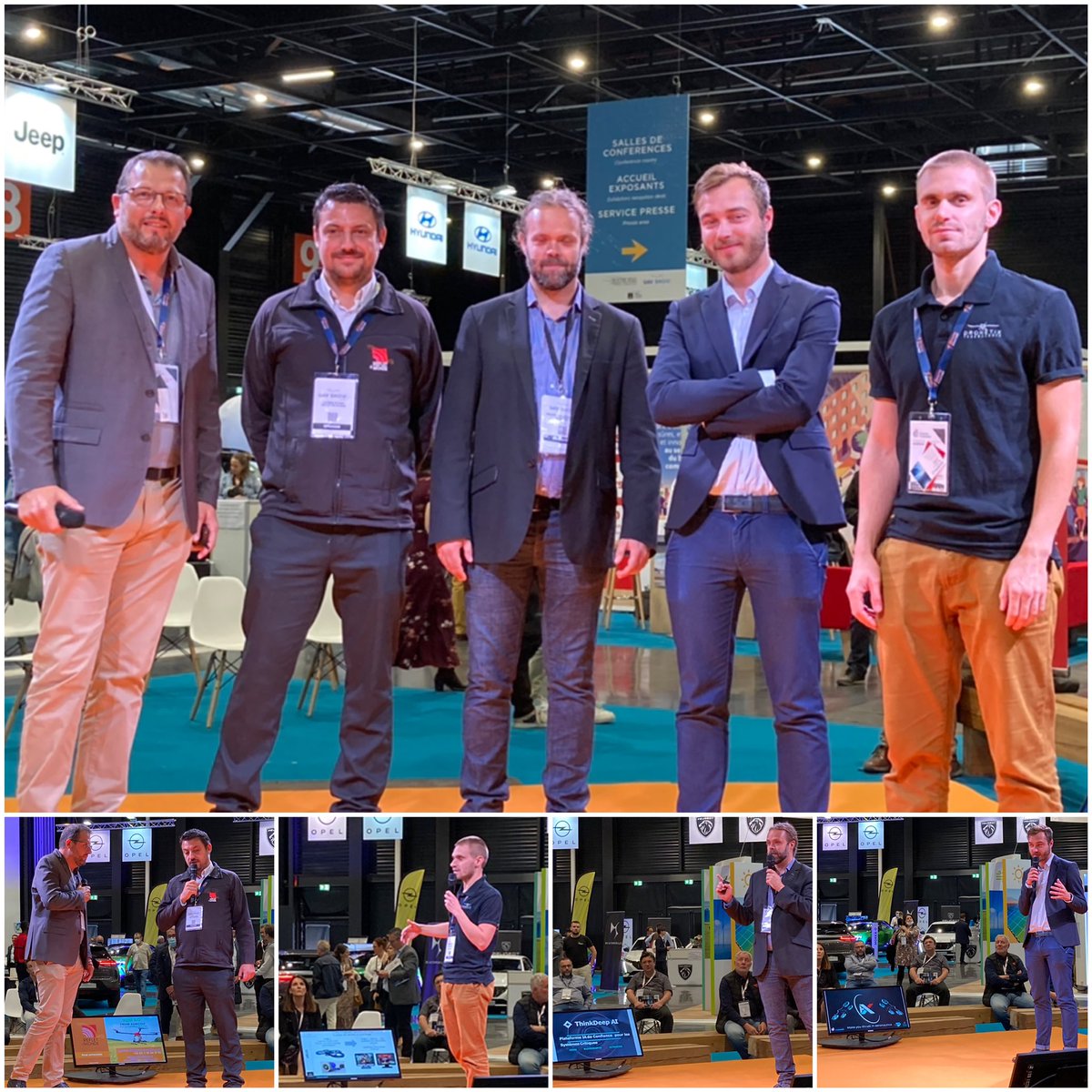 Bdx_Technowest's tweet photo. Retour en images sur la session de pitchs sur le « ring » du salon @uav_show pour les lauréats du challenge innovation ! 🥊🎤🚀 https://t.co/niCsElrU97