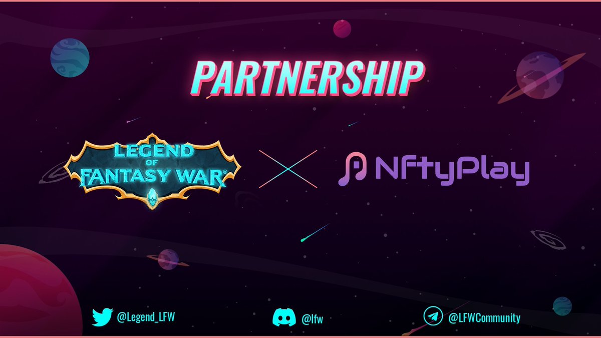 Legend_LFW's tweet photo. 🚀 @Legend_LFW X @NftyPlay

About our partnership 👉 https://t.co/L4Y6TOWKNt

#LFW #POLO #NFT https://t.co/hnQ708QAdg