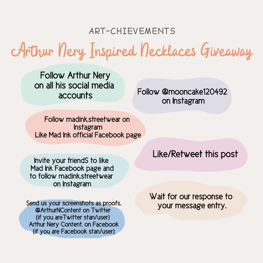 ArthurNContent's tweet photo. Arthur Nery's inspired necklaces giveaway. We will pick 3 winners :))

reply DONE once u sent us the proofS

*will be posted the AN inspired necklace giveaway winners this Friday. https://t.co/04rfECGcpN