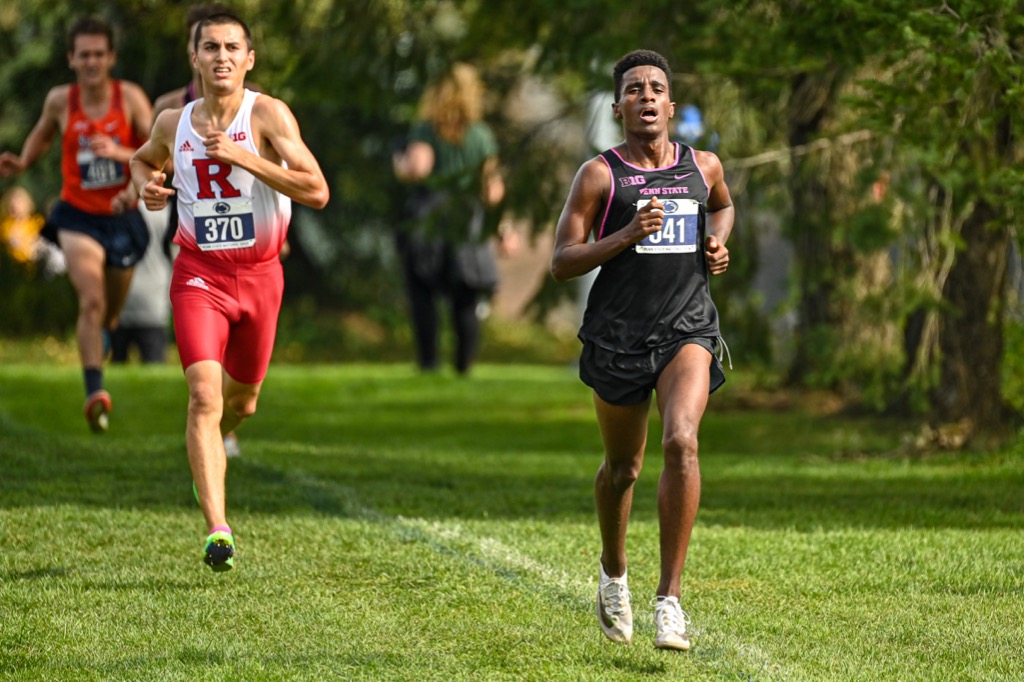 NittanyLion's tweet photo. Can I get a #WeAre for the Penn State cross country team? They had a strong day on the course Friday and now head to the postseason on a high note, turning its attention to the Big Ten Cross Country Championships in two weeks. 👏  @PennStateTFXC https://t.co/0w70l6j7qa