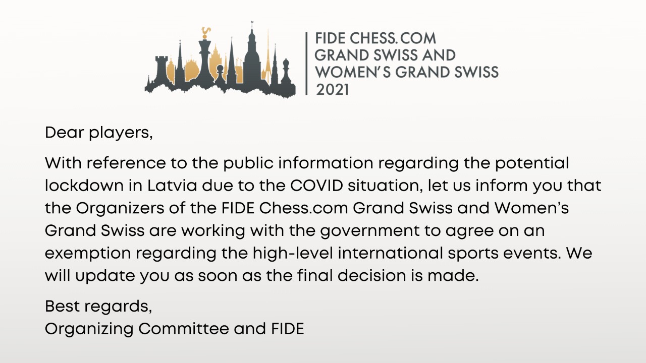 FIDE Grand Swiss brings grand expectations