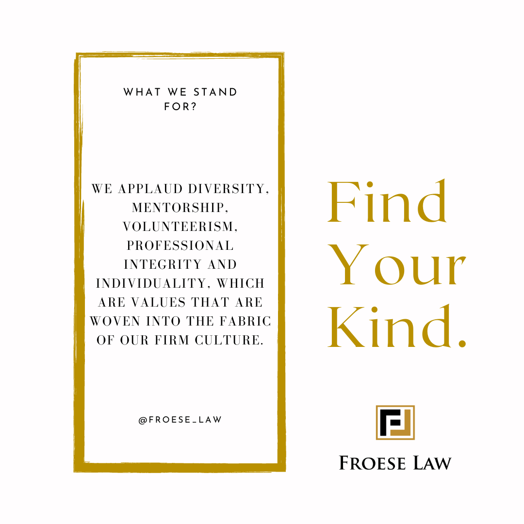 froese_law's tweet photo. This is what we stand for. At Froese Law we are dedicated to clients that are shifting pop culture in Toronto and beyond. #FindYourKind 

#FroeseLaw #FashionLaw #FashionLawyer #Lawyer #YYZ #TorontoLawyers #Trademarks #Corporate #Entrepreneur #Business https://t.co/rwrRE8Rm0T