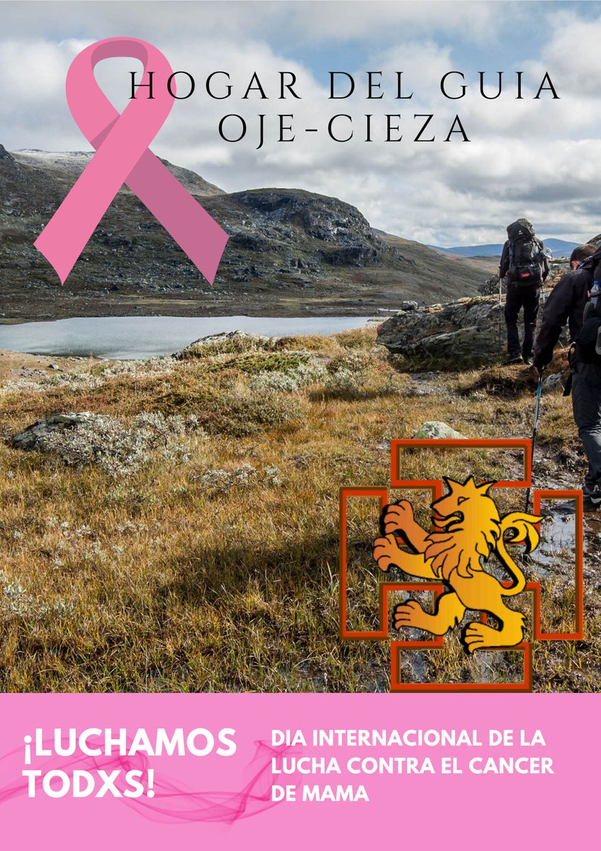 OJECieza's tweet photo. Todos y todas en la misma lucha👊💪💪!! 
#DiaMundialdelCancerdeMama https://t.co/qqM9p9Kaia