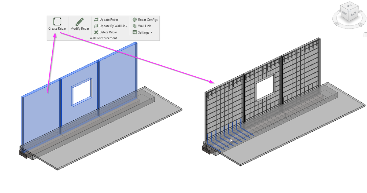ARKANCE_BeSmart's tweet photo. Model #rebar in #Revit? Check out our #WallReinforcement addon. Recognizes panel shapes, distributes main reinforcement & around perimeter & openings. Here we show how to automate starter bar. >> https://t.co/9RCYEVb81m
#buildingBIMtogether #reducingBIMstress #precastconcrete https://t.co/ur7NRvdtVg