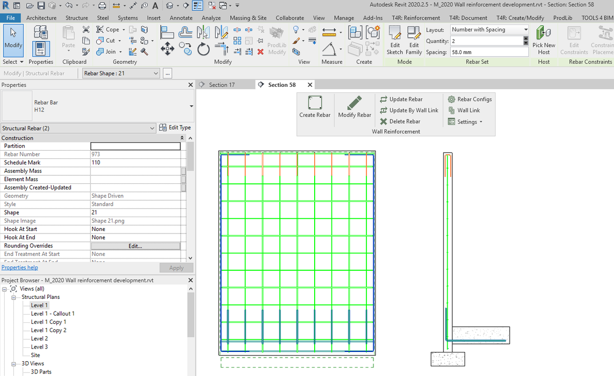ARKANCE_BeSmart's tweet photo. Model #rebar in #Revit? Check out our #WallReinforcement addon. Recognizes panel shapes, distributes main reinforcement & around perimeter & openings. Here we show how to automate starter bar. >> https://t.co/9RCYEVb81m
#buildingBIMtogether #reducingBIMstress #precastconcrete https://t.co/ur7NRvdtVg