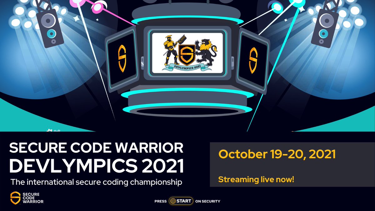 SecCodeWarrior's tweet photo. Let the #Devlympics games begin! Watch the action live at https://t.co/HRSQS1Zk2M 

#securecoding #BeCyberSmart https://t.co/MlTILDZ0Lw