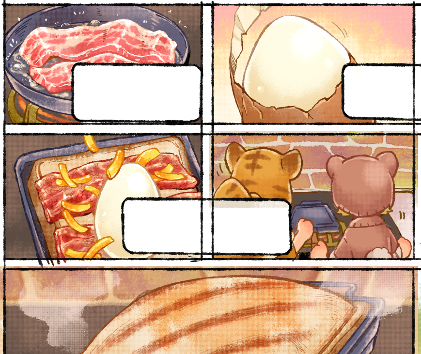 セルフ飯テロしてる 