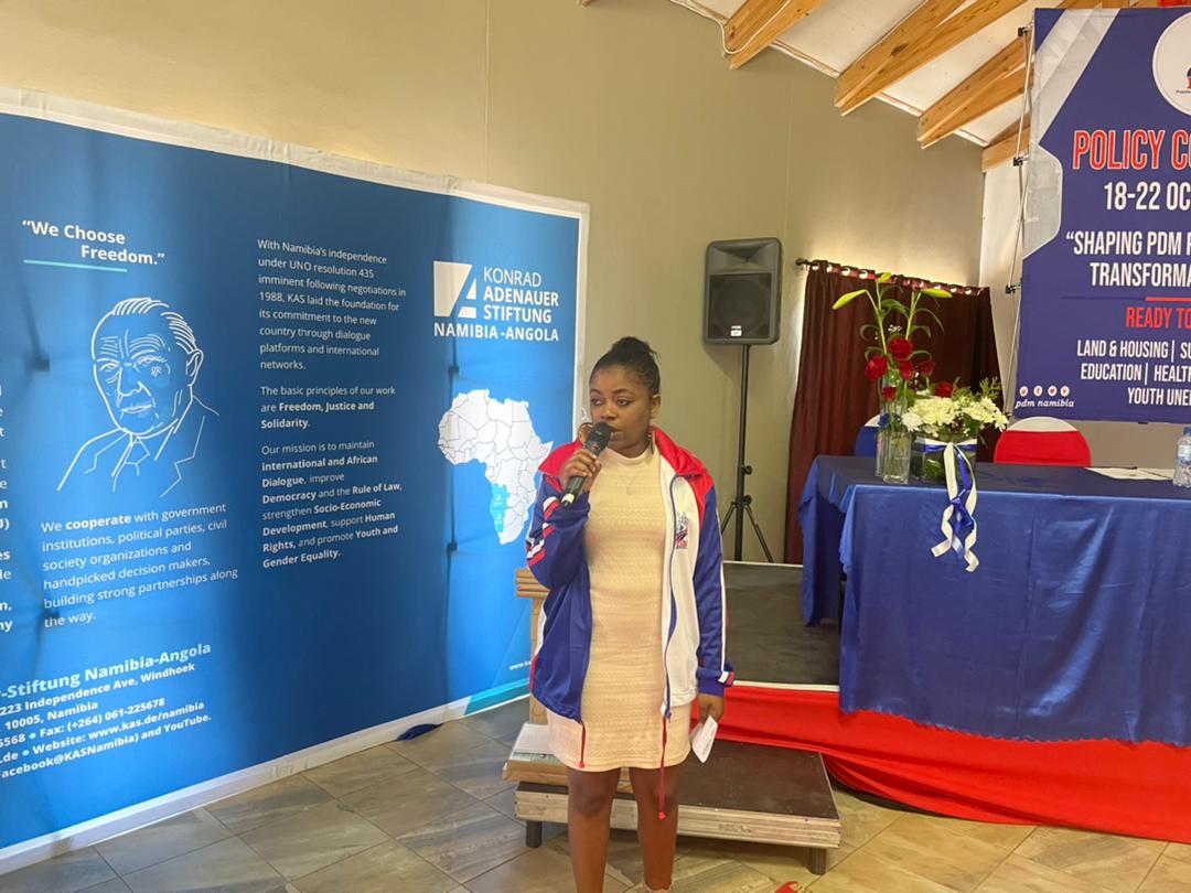 The YOUTH🔥💙❤️👌🏾: 
We are excited to observe that the Policy Conference is largely dominated by the Youth of the PDM. Policy discussions are therefore robust, forward-looking and progressive. We are extremely proud of our youth 
#ShapingPDMPolicyTowardsATransformativeSociety 🤍