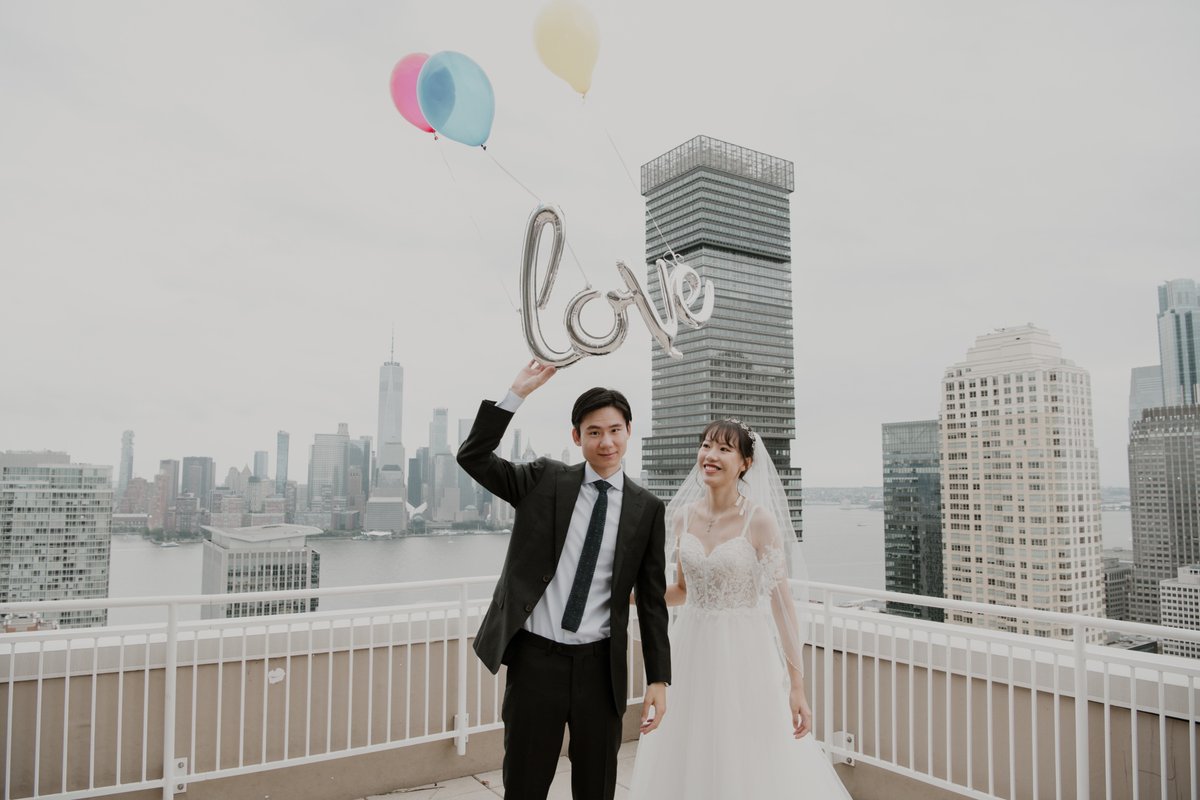 We ❤️love! Congratulations to Zibo &amp; Annie who married in our very own sky lounge at BLVD 401!
#BLVDCollection #JerseyCity