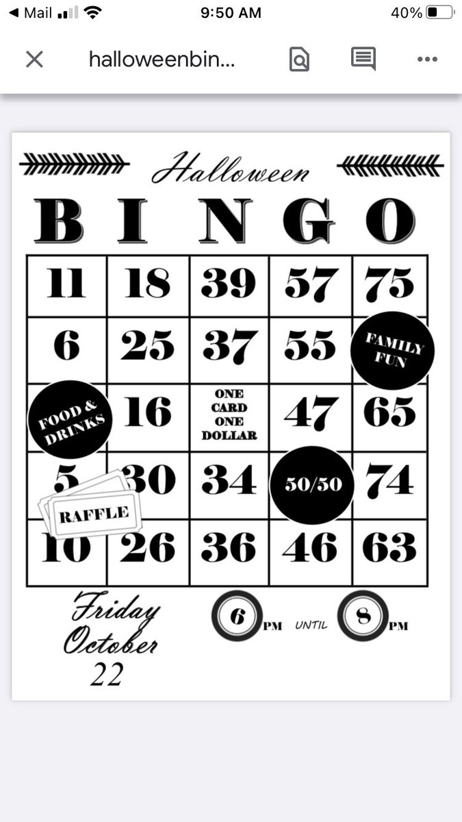 This Friday 10/22, the Longfellow PTA is hosting Halloween Bingo from 6:00-8:00pm. They’ll be food, drinks, a raffle and bingo cards are only $1. Hope to see you there!