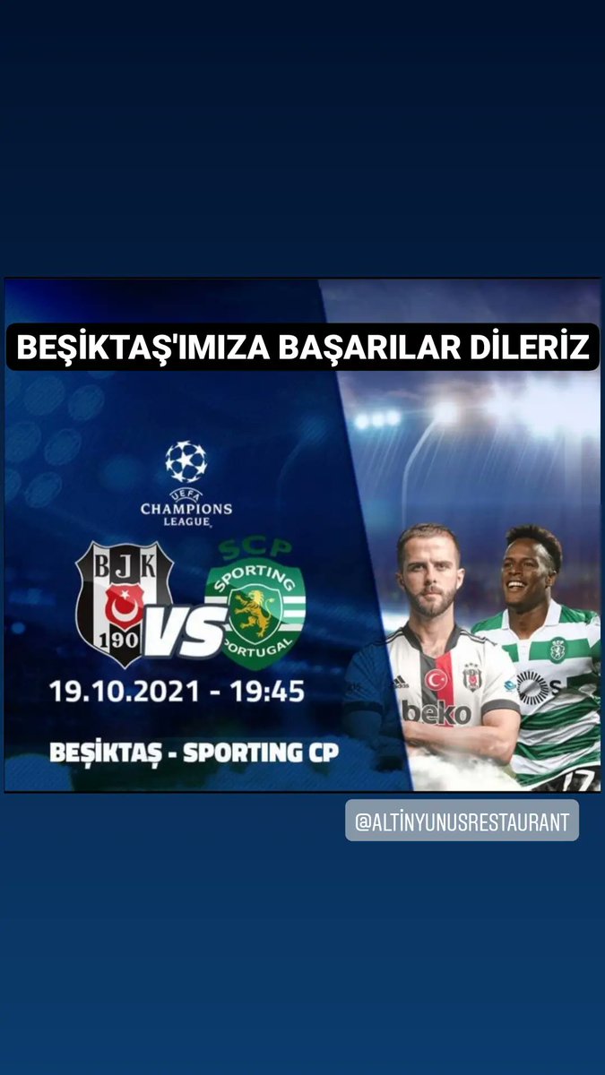 AltinYunusDS's tweet photo. MALATYA ALTINYUNUS DÜĞÜN DAVET VE ETKİNLİK SALONLARI

BEŞİKTAŞ'IMIZA BAŞARILAR DİLER

#Besiktas #besiktasinmacivar #SportingCP #Malatya #futbol #ChampionsLeague
#altınyunusds #ALTIN #YUNUS https://t.co/bHB01UsnqJ