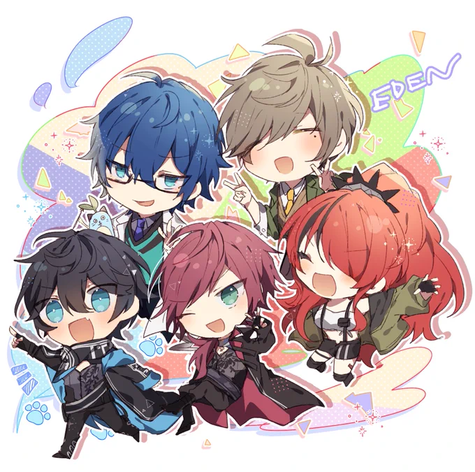エデン組デビュー3ヶ月おめでとう〜!!
#AXIART #イロ絵す #まめねことレオス #絵バンス #レインの依頼書 