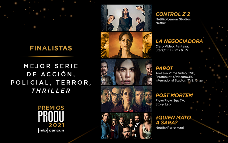 premiosPRODU's tweet photo. Felicidades a los finalistas de los #PremiosPRODU2021 🏆 en las categorías:
Mejor Serie de Acción, Policial, Terror, Thriller
Mejor Serie Dramática
Mejor Serie de Comedia
Mejor Telenovela
Más info: @produ https://t.co/f9AzfLUOHO💥
#MIPCancún2021 https://t.co/2KvC9hOmT9