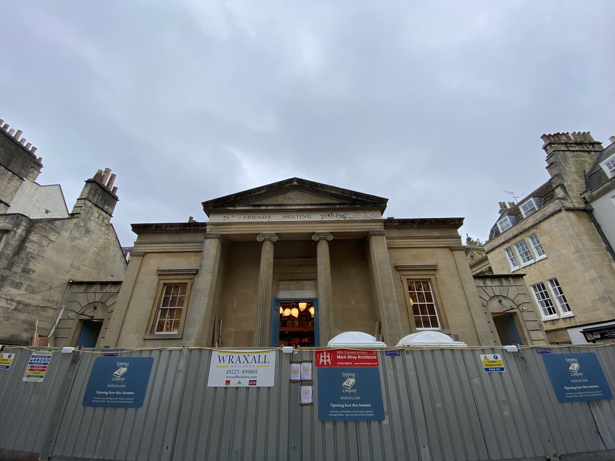 ZoeAlbutt's tweet photo. Well isn’t this exciting! When @ToppingsBath told us yesterday they were moving, they didn’t mention it was to this stunning building! Congratulations team and we can’t wait to visit when you’re open! https://t.co/RGDyNR6wos