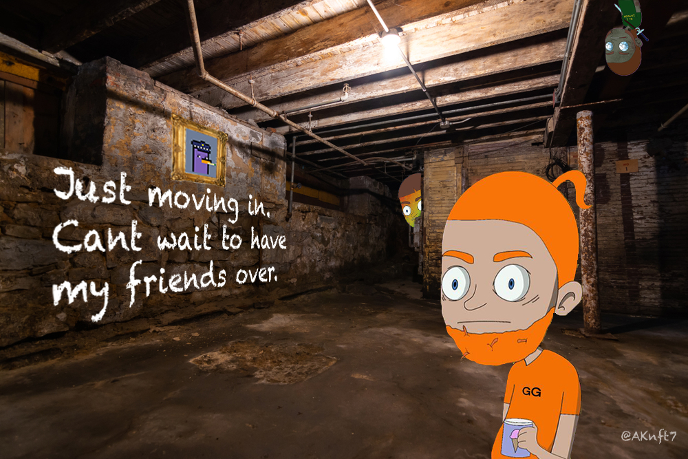 AKnft7's tweet photo. Pullin to my basement. @BasementNFT 
#mybasement #movingday #basementdweller #NFTshilling #NFT #BitcoinETF @DuckiesCrypto @CryptoDadsNFT https://t.co/GAyCgup5xw