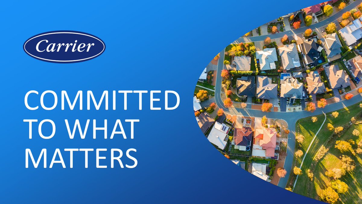 Carrier is proud to join 16 other leading companies in the U.S. urging congress to include the strong climate provisions in the Build Back Better Act in the final legislation. Read the letter here: on.carrier.com/3aP2PPt.