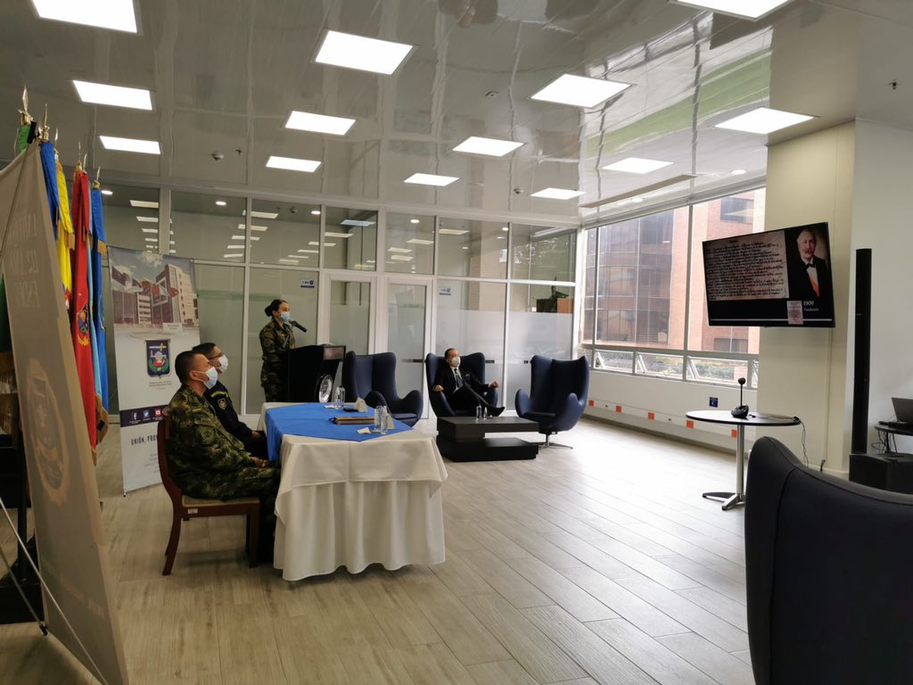 EsdegCol's tweet photo. Dimos apertura al VIII Seminario de Asociación de Colegios de #Defensa #Iberoamericanos (#ACDIA) sobre El esfuerzo en las relaciones cívico-militares en el #desarrollo de la guerra contra insurgente https://t.co/99X6qRObJ9