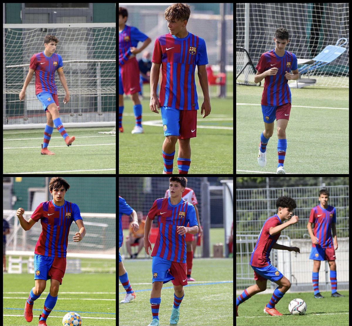 fcbcanteranos's tweet photo. Pau Cubarsi, Juan Hernández, Albert Navarro, Andres Cuenca, Quim Junyent, and Dani Avila have been called up by Spain U15 🇪🇸 https://t.co/nUKHzNefQk