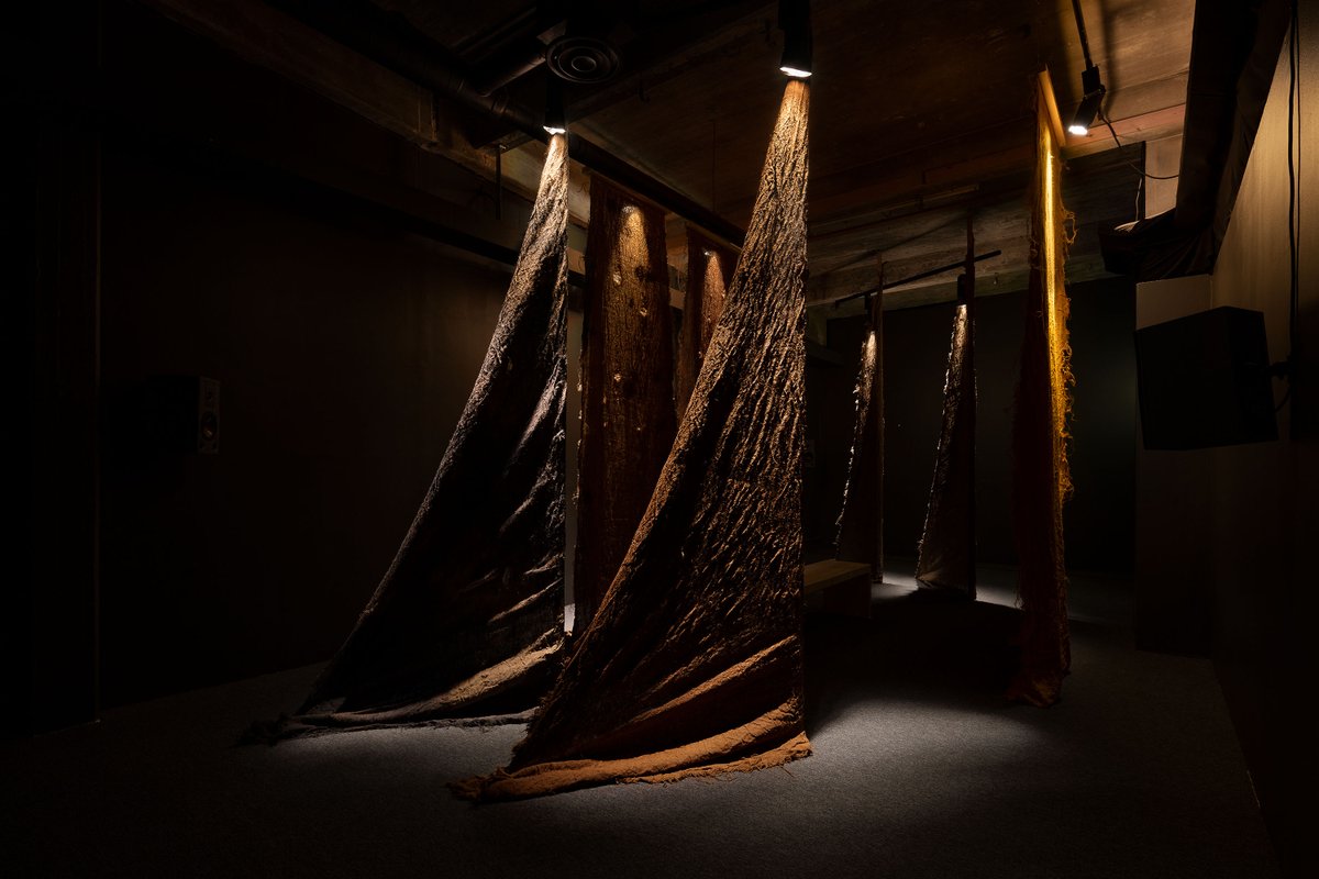 CanadaSweden's tweet photo. We are delighted to support the participation of 🇨🇦 artist Ayesha Hameed at the Gothenburg International Biennial for Contemporary Art #GIBCA. Her new work "Two Ships", a reflection on colonial trade and violence, is currently on display at @rodasten. https://t.co/TR8WN1cRWz https://t.co/LqSo8Xjk2N