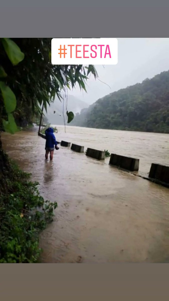 inabinpradhan's tweet photo. #Teesta & #Rangeet today after continuous rainfall
#Darjeeling #Kalimpong https://t.co/KZahcS609O