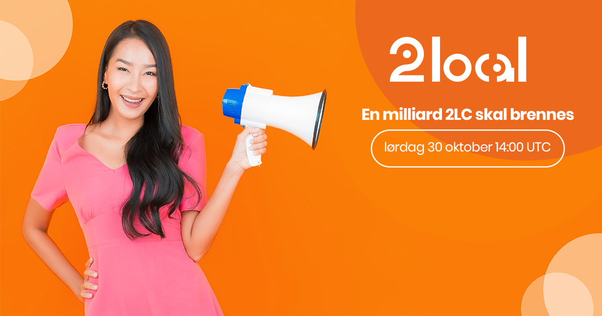 2Norway1's tweet photo. Samfunnet spurte og 2local lytter alltid til stemmen din!
Så vi bestemte oss for å brenne flere tokens!
1 B tokens vil bli brent, noe som reduserer den totale forsyningen til 13.4 B 2LC.
2lokal av folket, to folket, for folket.
#krypto #2lc  #2local #blockchain https://t.co/d8Y2MBhVuo