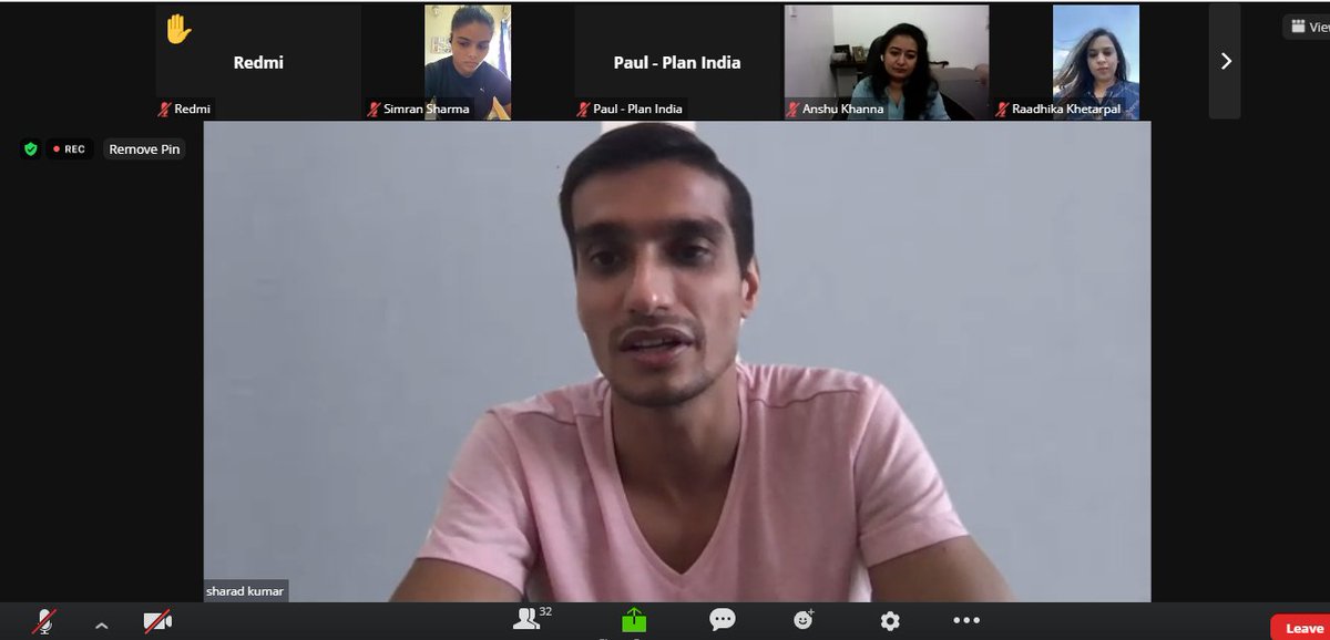 Plan_India's tweet photo. "More than health fitness mental fitness is equally important to perform well in any career path or otherwise."
Thank you @sharad_kumar01 for inspiring our girls with your story and voicing much needed attention on importance of #mentalhealth for all.
#EqualForbetter #idg2021 https://t.co/B9F8JMHE7u