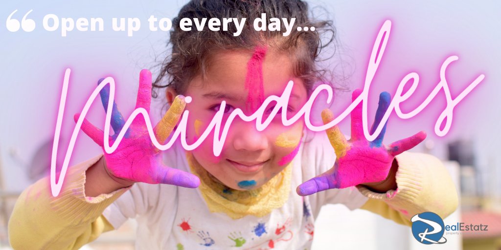 RealEstatz's tweet photo. Believe in your heart that you are meant to live a life full of passion, purpose and miracles...Haven't seen one? Because the miracle the Divine sent to someone today is YOU✨ #Miracles #tuesdayvibe https://t.co/uGhmWbDPW2