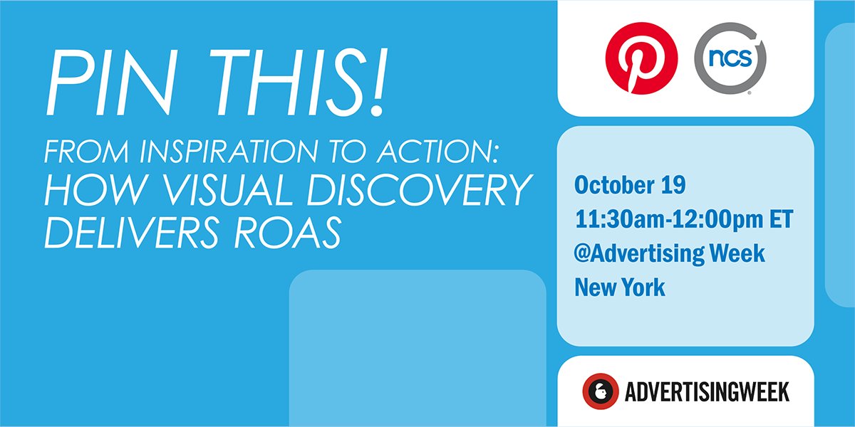 Lance_Brothers_'s tweet photo. They say a 📸 picture is worth a thousand words—but it’s worth even more $$$. 
Find out why in today’s @advertisingweek New York session with Lisa Kerins and the @pinterestbiz team. https://t.co/4iG1rYxfvY
#AWNewYork #AdvertisingStrategies #AdvertisingWeekNow https://t.co/927EW4tMYz