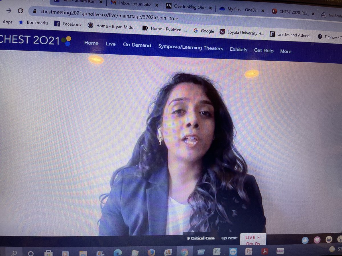 SunitaKumarMD's tweet photo. Dr Gogineni, Fellow on Sleep Network presenting board review questions! 👏👏#Chestsleep https://t.co/Z5QlZwTazR