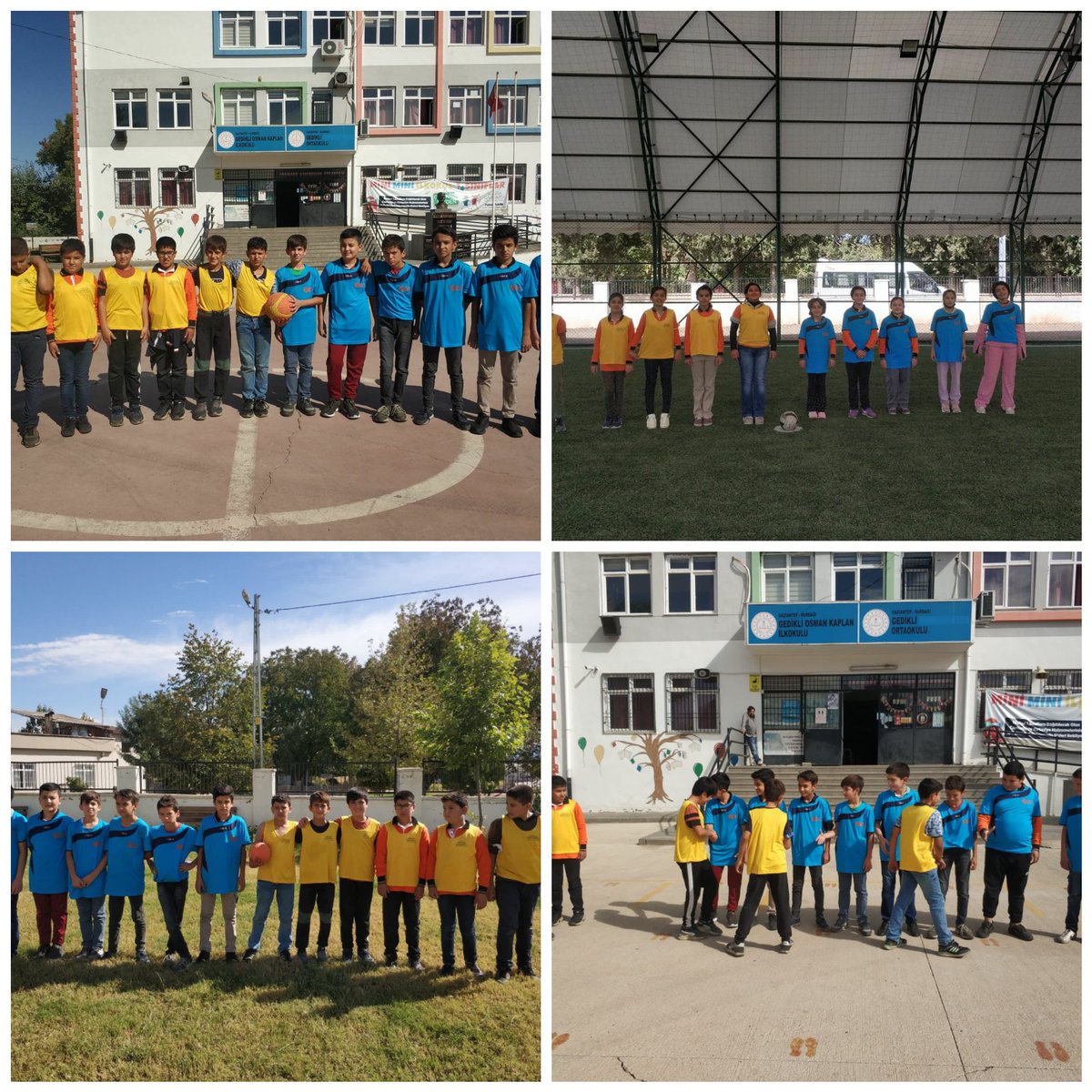GedikliKaplan's tweet photo. #sporşehrigaziantep Gedikli Ortaokulu Spor Kulübümüz Turnuvalara Başladı.
⚽🏀🏐🏈🏉🎾

Okulumuzda 29 Ekim Cumhuriyet Bayramı ve Sportif Etkinlikler kapsamında  sınıflar arası turnuvalara devam ediyoruz.

Emeği geçenlere Teşekkür ediyor, Okul Takımlarına Başarılar diliyoruz 👏 https://t.co/lYbqiR1b2a